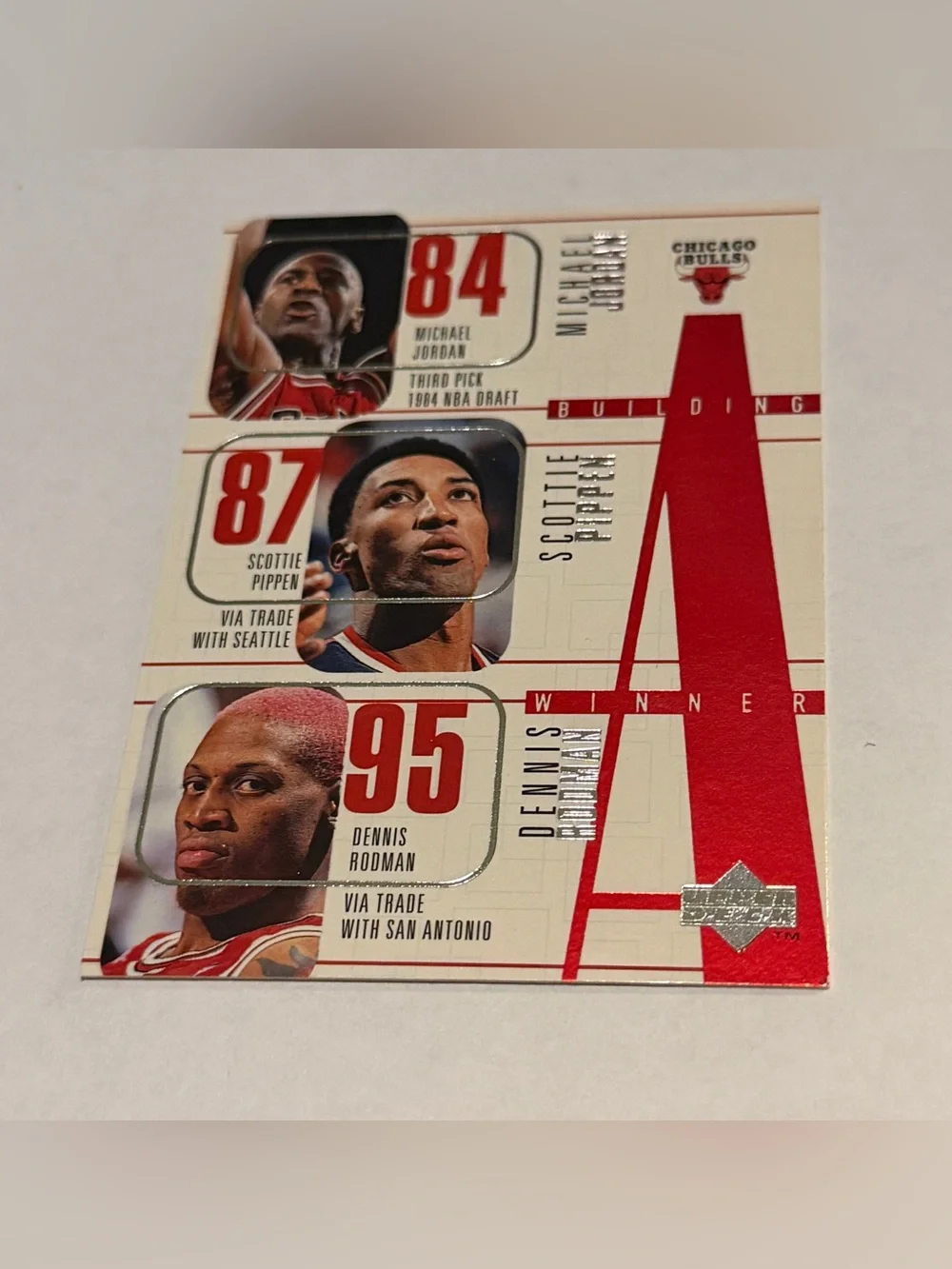 1996 Upper Deck Basketball Card michael jordan